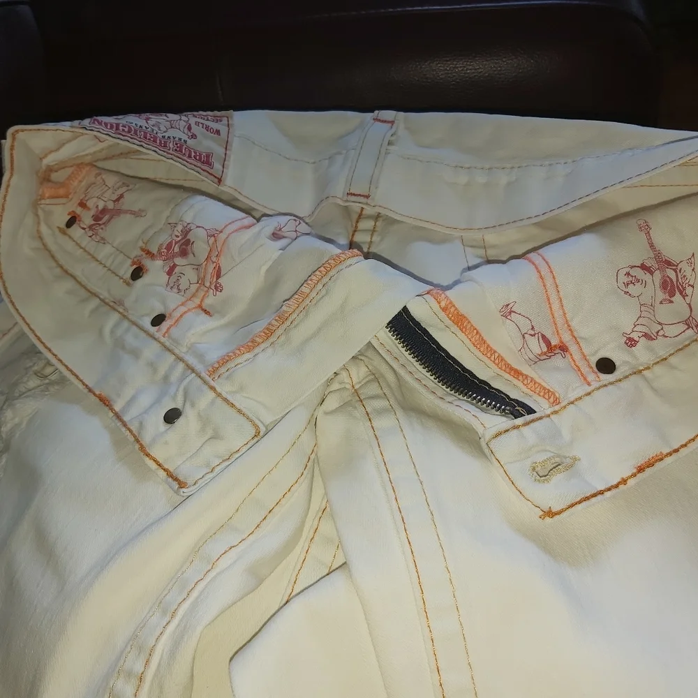 True Religion Ivory Jeans - Picture 4 of 13